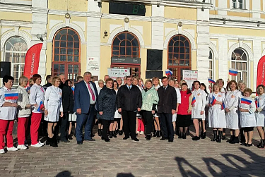 В Оренбург прибыл поезд здоровья